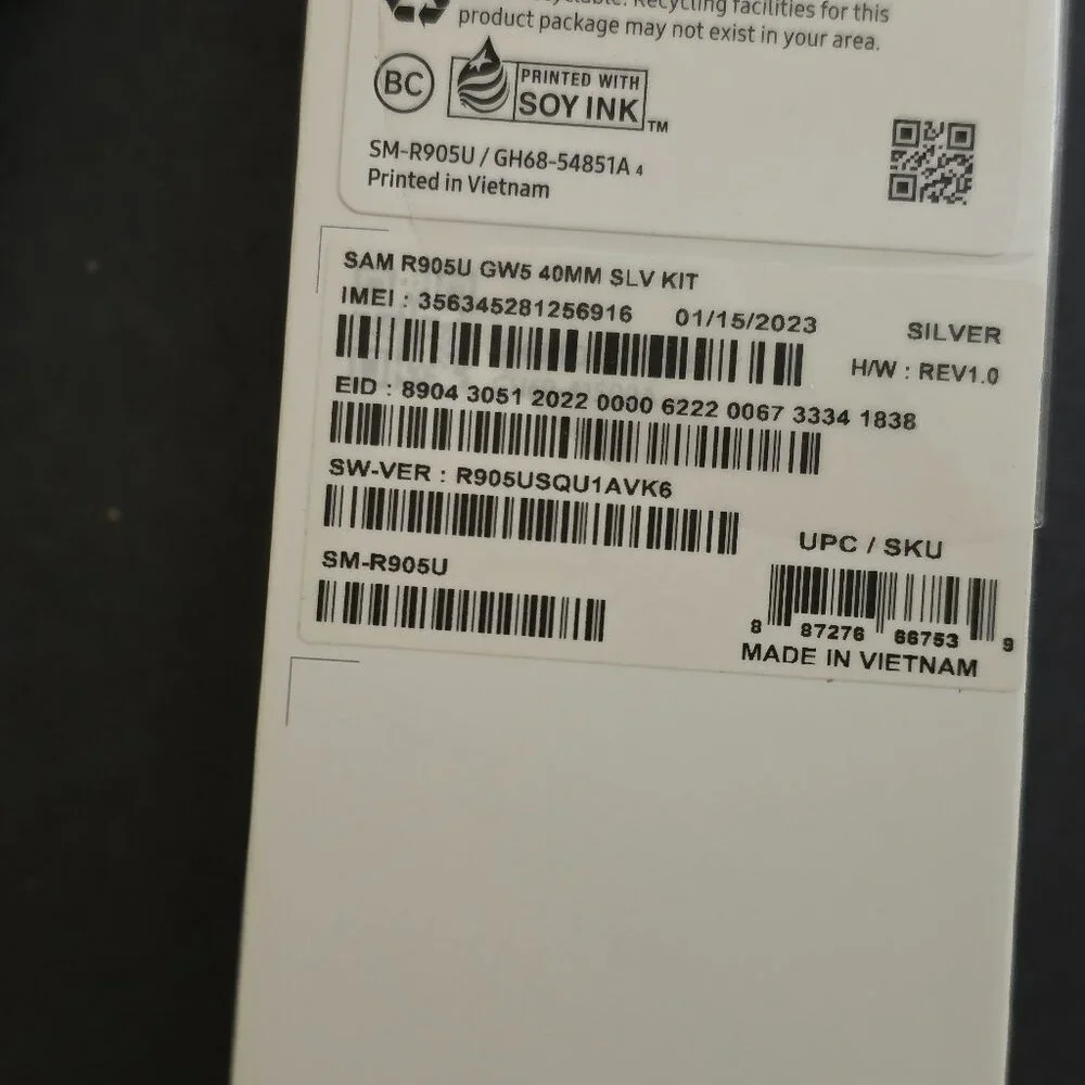 Samsung Galaxy 5 40 mm Silver